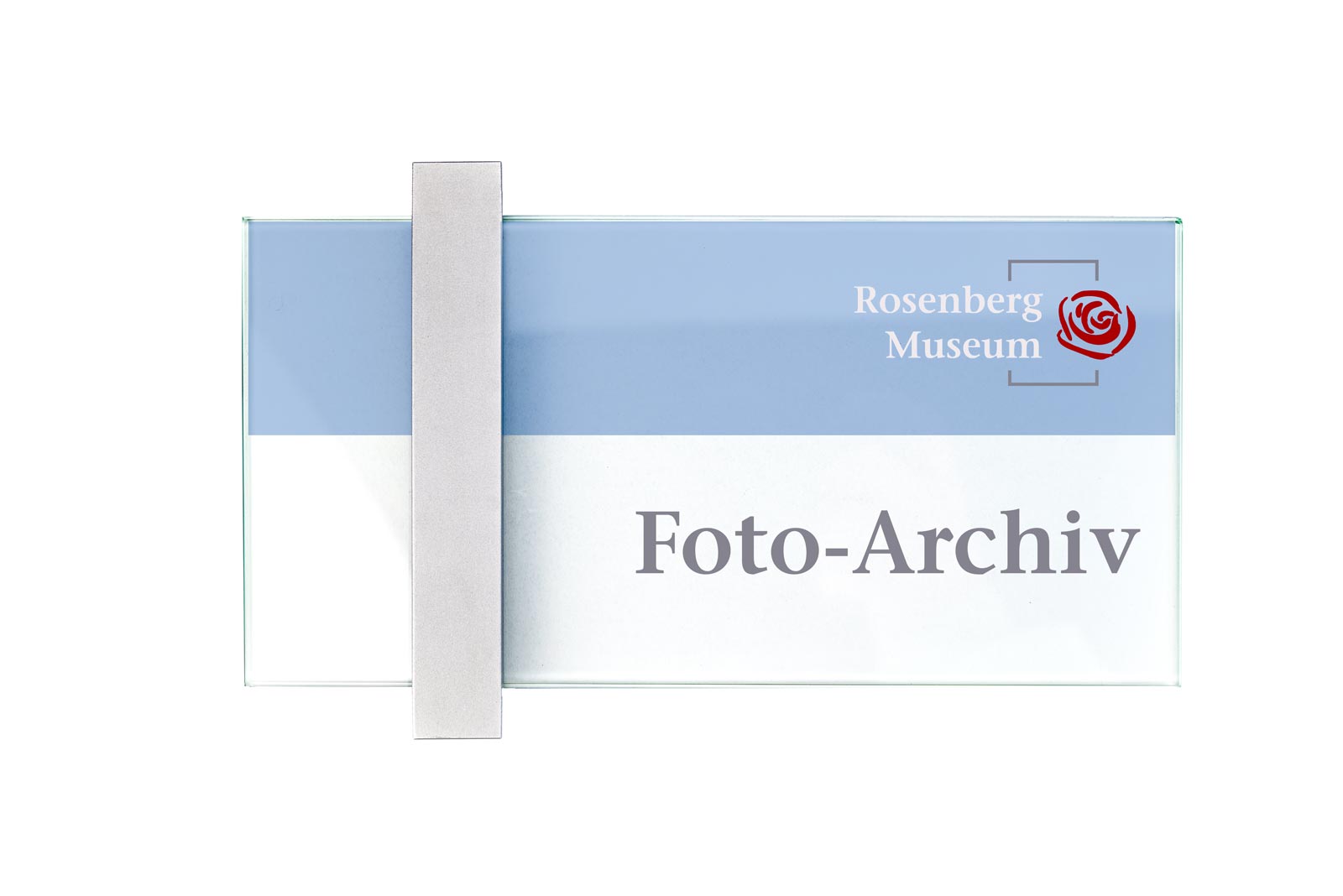 VISIGN Türschild beschriftet Frontansicht
